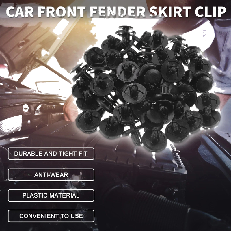Toyota Sienna, Camry 50 x Front Fender Skirt Clips (1998-2020)