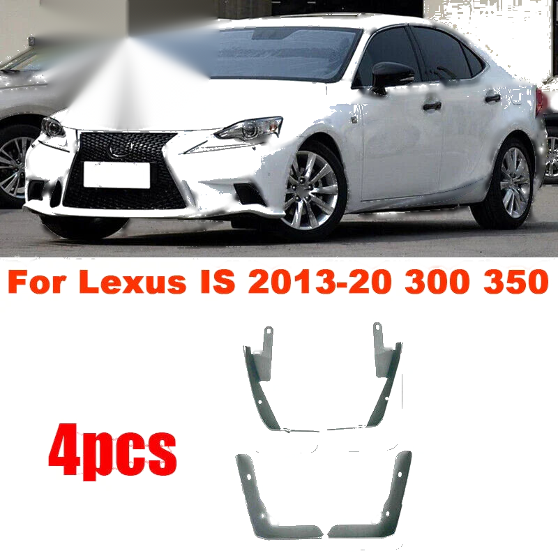 Lexus IS Mud Flap Splash Guard 4PCS (2013–2020)