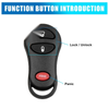 Dodge Key Fob Remote Case Shell (2001-2005)