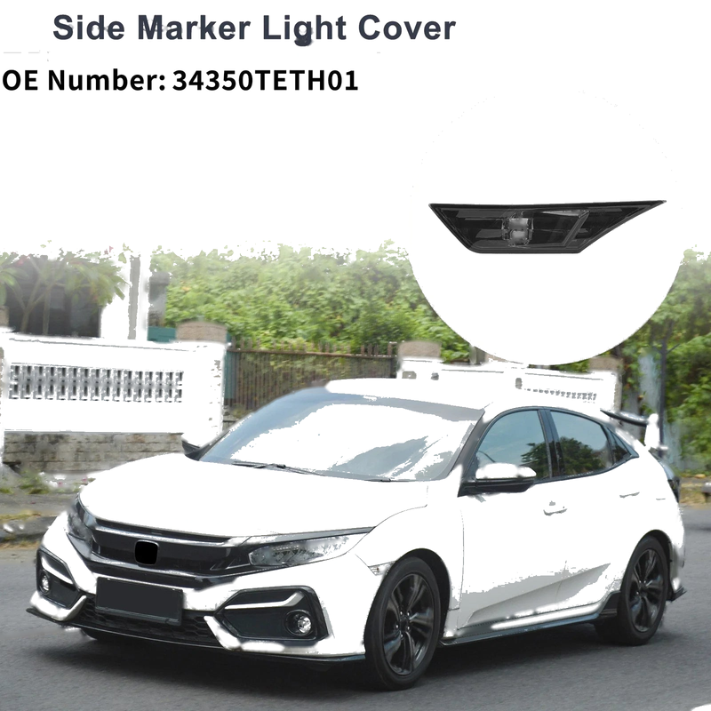 Honda Civic (2016-2021) - Smoked Color Left Side Marker Light Cover
