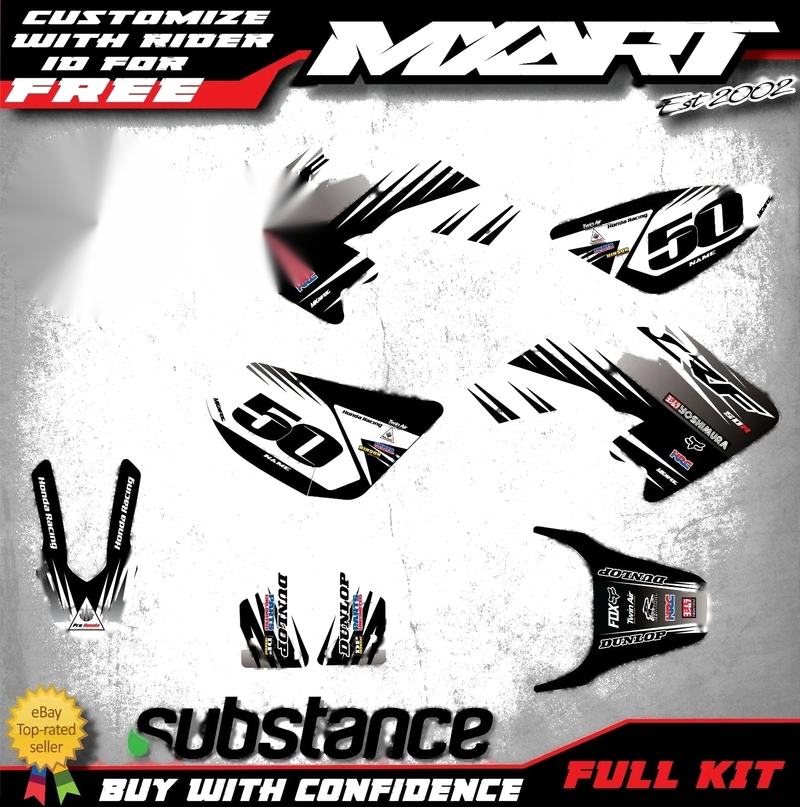 Honda CRF 50 2013-2022 Stickers Graphics Custom Decal Kit