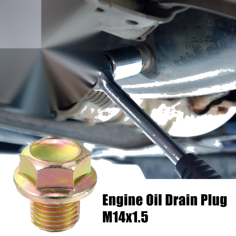 Honda Civic M14x1.5 Engine Oil Drain Plug Screw with Seal Ring (2006-2011)