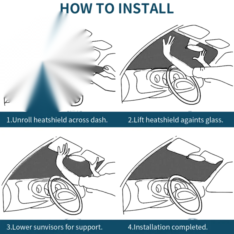 Honda FIT Windshield Window Privacy Interior Sunshade (2008–2013)
