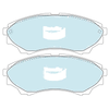 Mazda B4000 MJ Brake Pad Set 4WD Front Disc (2005 - 2006)