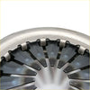 Silver metallic clutch pressure plate with circular design and dark gray friction plates for toyota hilux 2004-2016