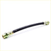 Black rubber clutch hose with brass fittings for mazda b2000 b2200 b2600 bravo 1985-2006 shown from back side