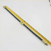 Black hydraulic clutch hose line with brass fittings and specs for Mazda B2000 B2200 B2600 measured with tape