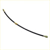 Black rubber clutch hose line with brass fittings for Mazda B2000 B2200 B2600 Bravo 1985-1998 shown from back side