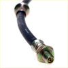 Black rubber clutch hose line with metallic threaded fittings for mazda bravo b2500 b2600 b series fd courier