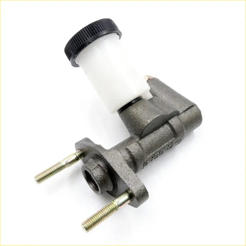 Gray metal clutch master cylinder with white plastic reservoir and black cap for Mazda B-Series 1985-2008