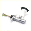 Silver metal clutch master cylinder with white reservoir and black seals for toyota hilux surf 1989-1995