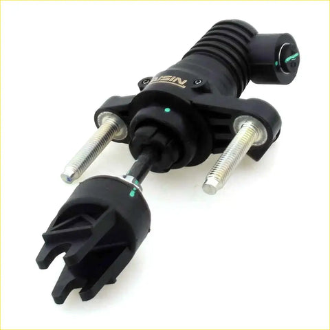 Black nisin hydraulic clutch master cylinder with ribbed housing bolts and green lights for toyota hilux champ 2004-2016