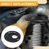 Black plastic steering shaft boot retainer ring for direct replacement fits toyota venza 2009-2016 coil spring insulator