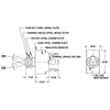 Cole Hersee Toggle Switch Dpdt On/On Blade Terminals