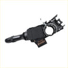 Black plastic combination indicator switch with integrated wiring connector for toyota hilux ggn15 ggn25 backside view