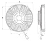 Comex Europe 11" Electric Fan 12V Puller EFX5530