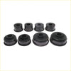 Set of black rubber complete cabin mounting bushings for toyota hilux 1997-2005 suspension use