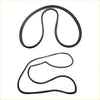 Black rubber weatherstrip seal for mitsubishi triton l200 express dodge automotive windows shown from back side