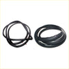 Black rubber coiled window seal strips made for complete weatherstrip seal on mitsubishi triton l200 express dodge