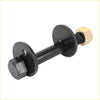 Black metal control arm camber adjust correction bolt with hex head flanged washers and gold nut for toyota 4runner