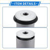 Silver and black automotive rubber control arm suspension bushing with metallic top cap for Toyota Fortuner Hilux 2015-2023