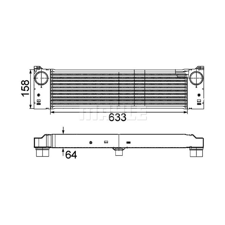 Mahle Intercooler OE Quality CI 192 000P