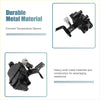Black durable metal temperature sensor with solid construction for wear resistance in toyota prius coolant control valve