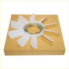 White plastic radiator fan blade with metallic hub for toyota hilux 5le 2004-2019 cooling fan blade