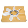 Cooling fan blade for toyota hilux surf 4runner 1991 1995 white plastic blades with metallic central hub