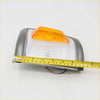 Corner indicator light for toyota hilux 1988-1997 with orange and clear lens and gray housing truck marker light