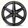 Black matte finished covert rv2 20x9 alloy wheel with five spoke design and center cap for 6x139.7 bolt pattern