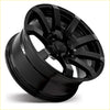 Black gloss-finished alloy wheel covert rv3 20x9.5 6x139.7 +38 with multi-spoke design and center cap