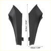 Black plastic cowl extension trim covers for toyota rav4 2013-2019 measuring 25.5cm by 8.6cm