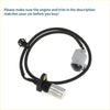 Black and silver crankshaft position sensor with coiled cable and gray connector for Toyota Hilux diesel 2005-2013