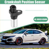 Black and silver crankshaft position sensor with plastic housing and metallic shaft for Toyota Hilux 2000-2005