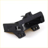 Black plastic cup holder bracket with molded brackets and mounting holes for toyota hilux kun26 sr5 back side