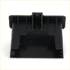 Black plastic cup holder bracket with molded compartments and central hole for toyota hilux 2004-2016 interior storage