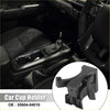 Black plastic cup holder divider insert for Toyota Tacoma 2005-2015 with sleek modern design and integrated grip