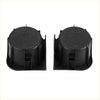 Black plastic side mirror cover caps marked rh and lh for toyota tacoma 2005-2017 cup holder insert set