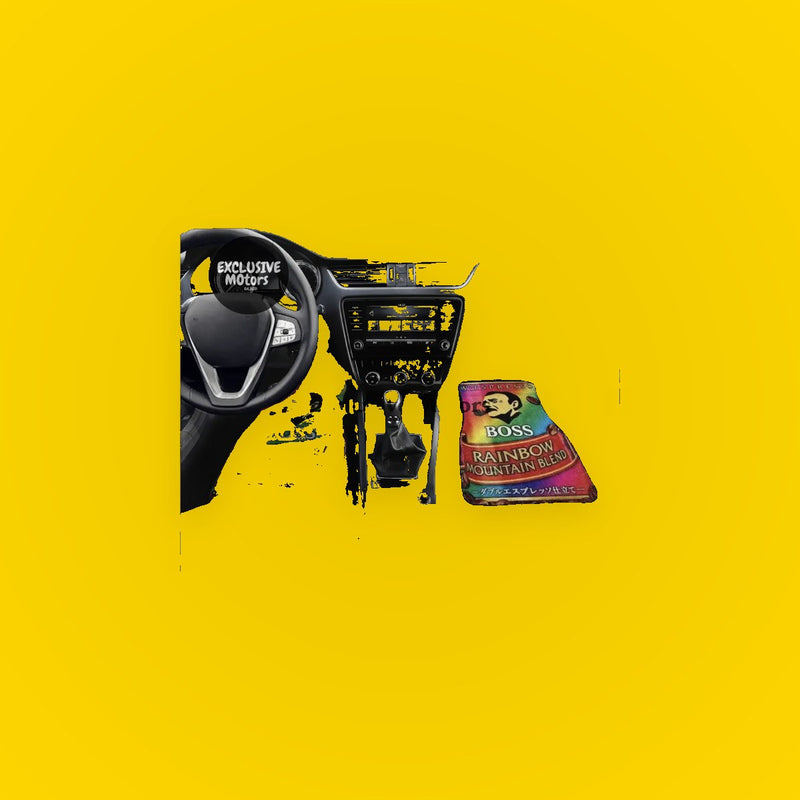 Custom Boss Coffee Rainbow Floor Mats
