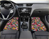 Colorful cartoon-character printed custom jdm sticker bomb floor mats perfect for car interiors