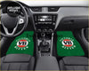 Custom vb floor mats green victoria bitter branded car mats made from durable material for vehicle use