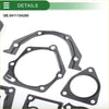 Black rubber cylinder head gasket kit for toyota 5l engine with multiple shapes and bolt holes