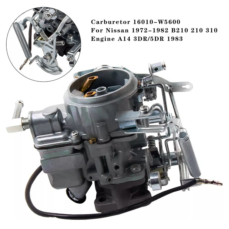 Nissan 1972-1982 B210 210 310 Engine A14 3DR / 5DR 1983 Carburetor 16010-W5600
