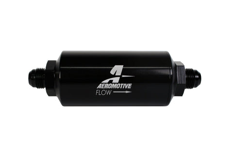 Aeromotive Black Inline Filter -8An Male ARO12378