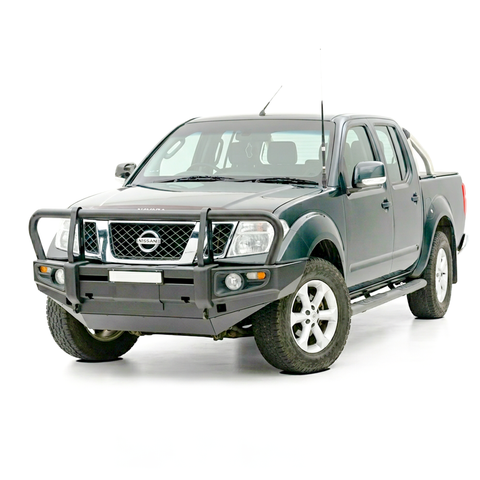 Rockarmor Premium Steel Bullbar - Nissan Navara D40 2005-2015 Spanish/Thai & Pathfinder R51 (Will Not Fit Stx550)(Bar Cut)