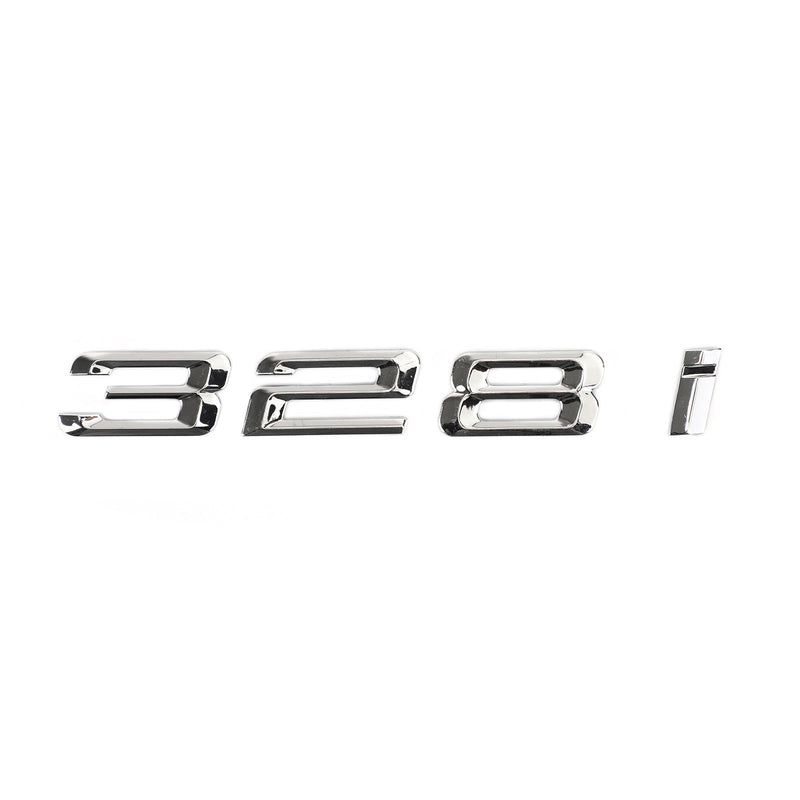 BMW 328i (2007-2013) Chrome Badge Decal 328i Rear Trunk Emblem