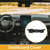 Black dashboard cover for Toyota Crown S180 with sleek minimalist design and subtle textured anti-slip pattern