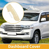 Beige dashboard cover for toyota land cruiser prado 120 2003-2009 with sleek contoured design and perforated details