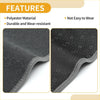 Dark gray polyester dashboard cover for toyota land cruiser prado 120 2003-2009 with textured durable surface and reinforced edges